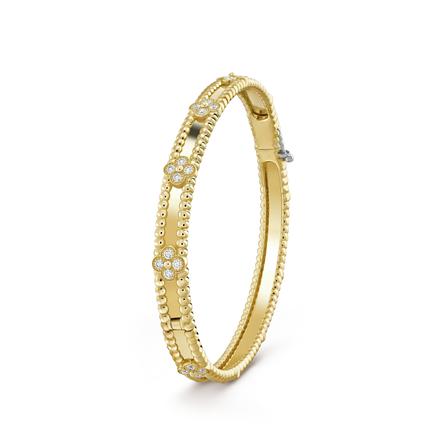 [Lumina]CLOVER BRACELET 4MM DIAMONDS