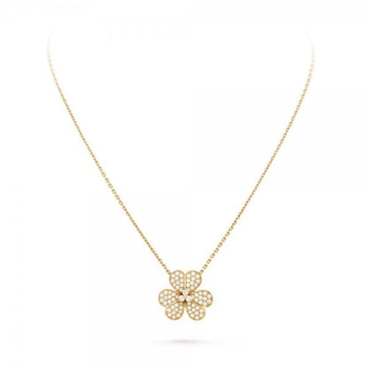 [Lumina]FLOWER DIAMOND NECKLACE
