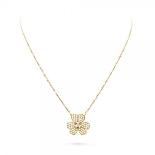 [Lumina]FLOWER DIAMOND NECKLACE