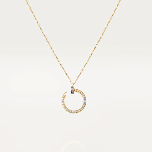 [Lumina]JUSTE NECKLACE GOLD DIAMONDS