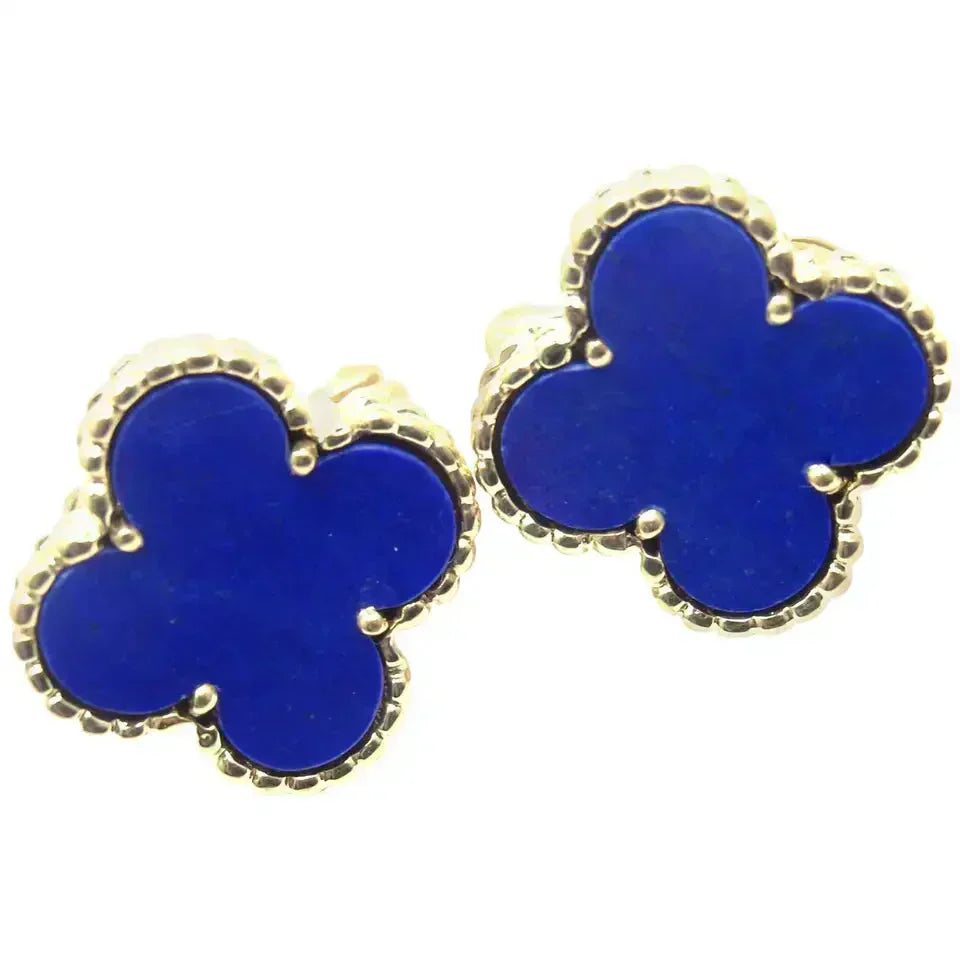 [Lumina]CLOVER MINI 9.5MM TURQUOISE EARRINGS