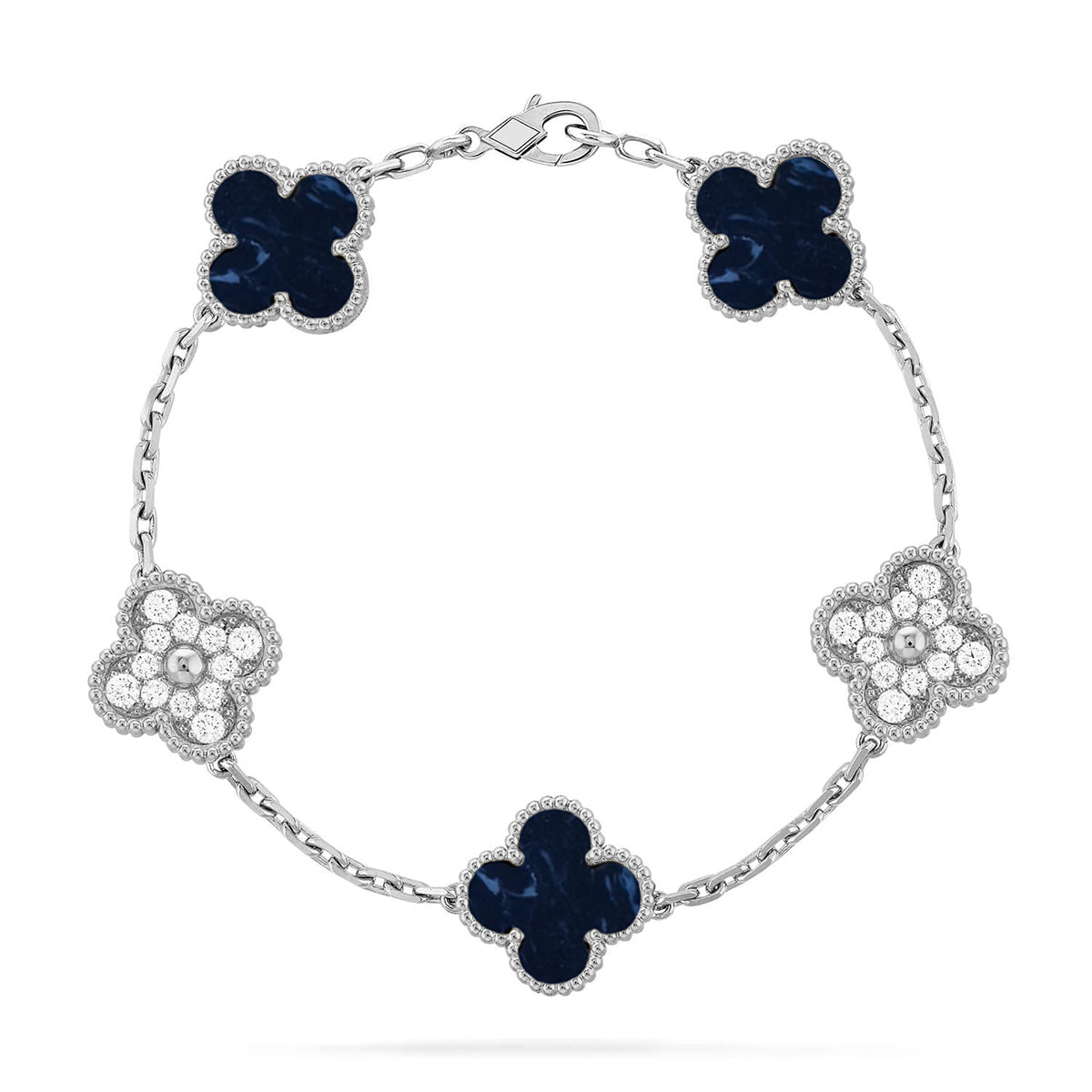 [Lumina]CLOVER 5 MOTIF PIETERSITE BRACELET COLLECTION