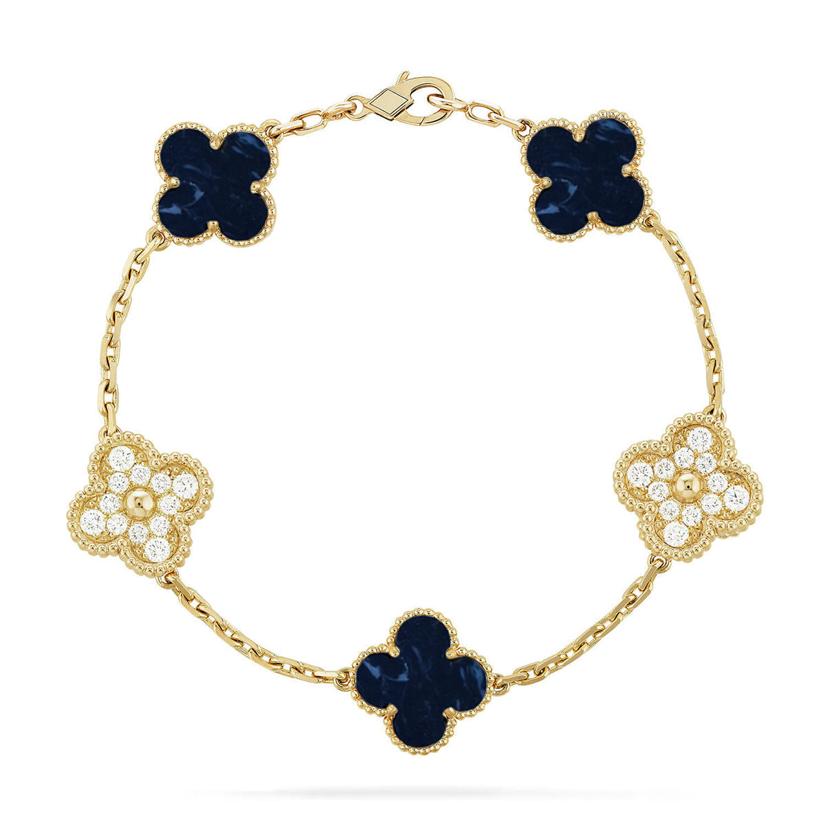 [Lumina]CLOVER 5 MOTIF PIETERSITE BRACELET COLLECTION