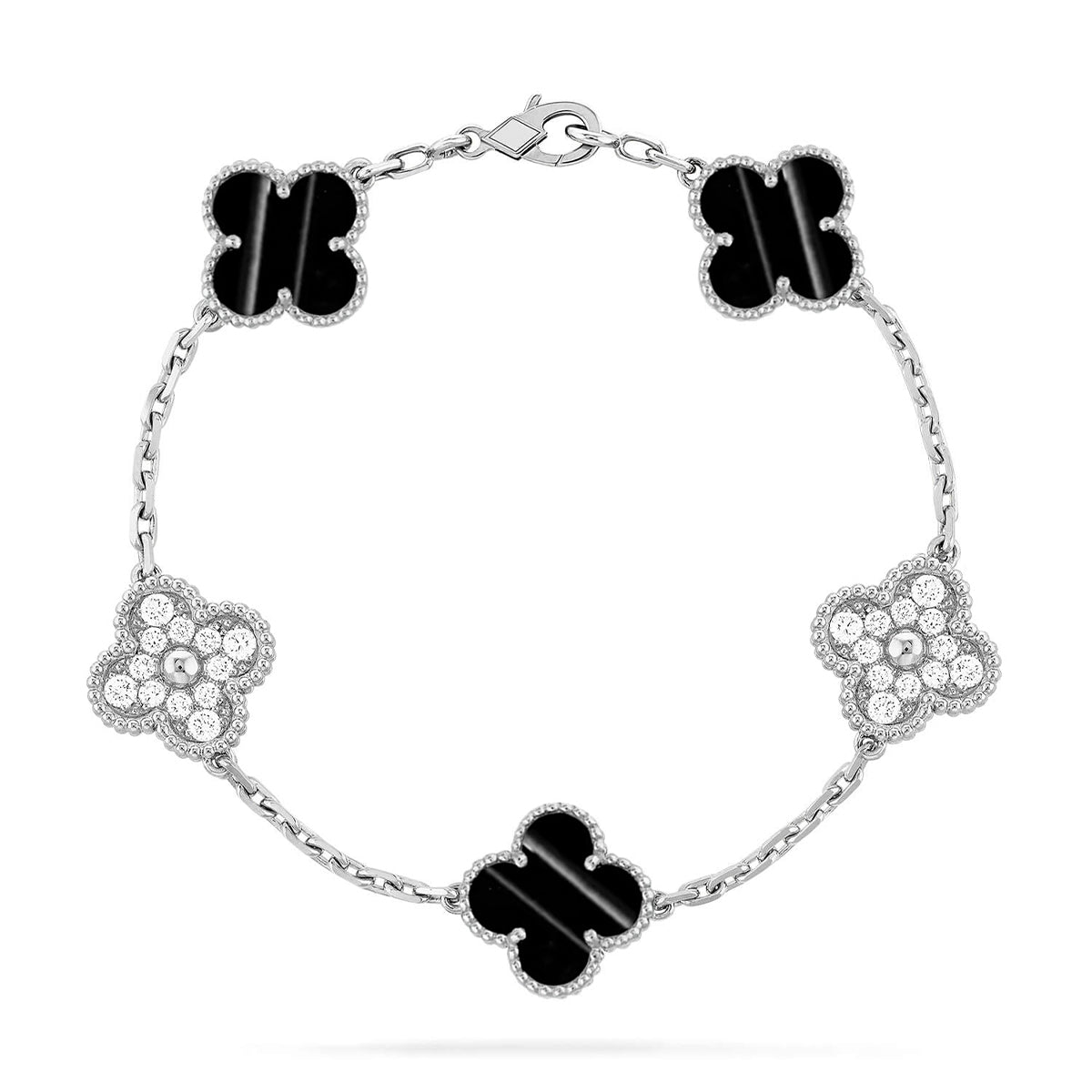 [Lumina] CLOVER 5 MOTIF PULSAR STONE BRACELET COLLECTION