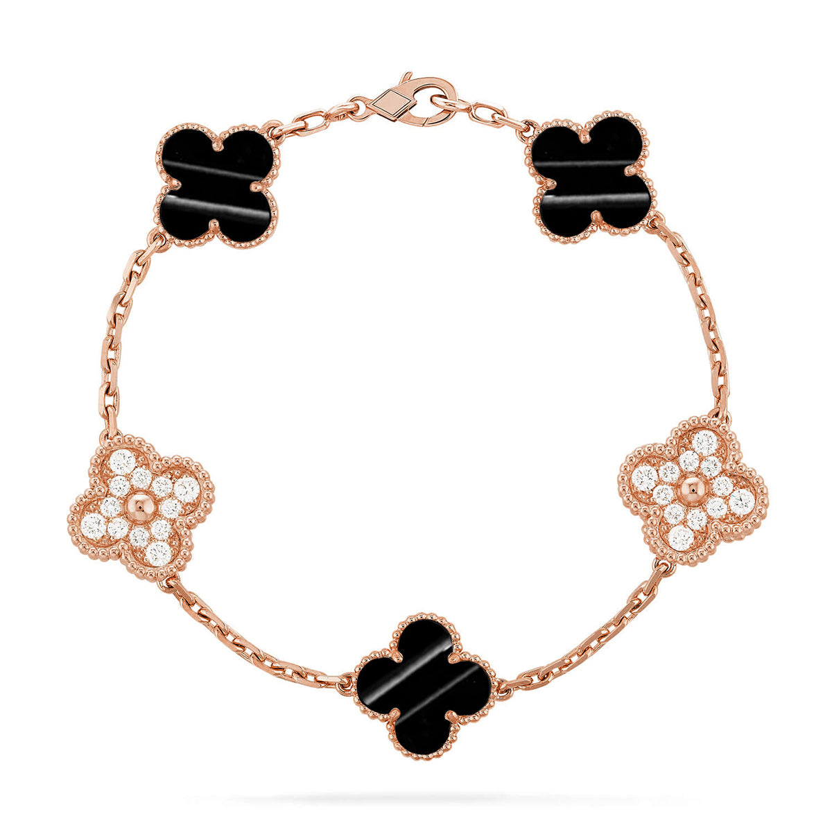 [Lumina] CLOVER 5 MOTIF PULSAR STONE BRACELET COLLECTION