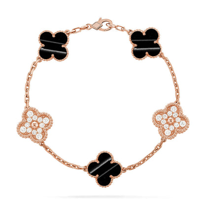 [Lumina] CLOVER 5 MOTIF PULSAR STONE BRACELET COLLECTION