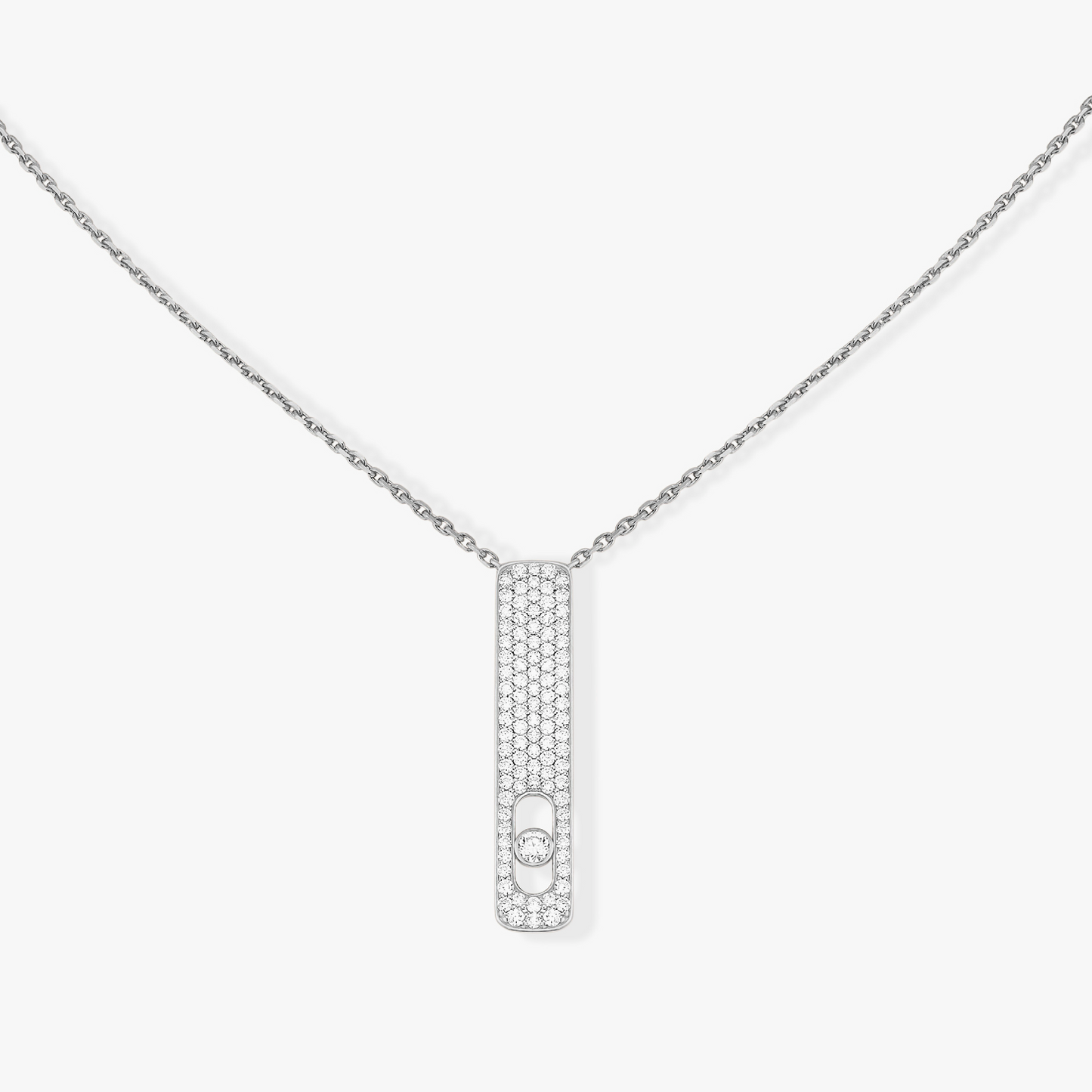 [Lumina]MY FIRST DIAMOND PAVED NECKLACE