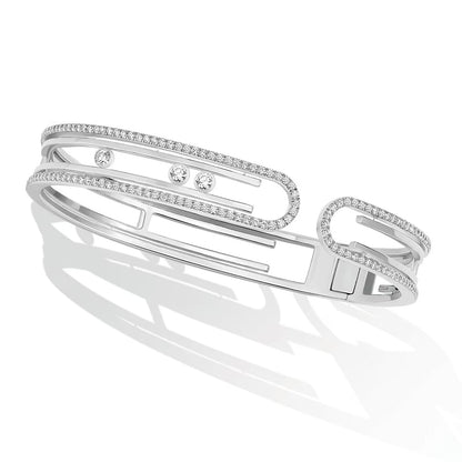 [Lumina]MOVE 10TH PAVED DIAMOND BRACELET