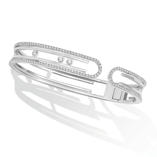 [Lumina]MOVE 10TH PAVED DIAMOND BRACELET