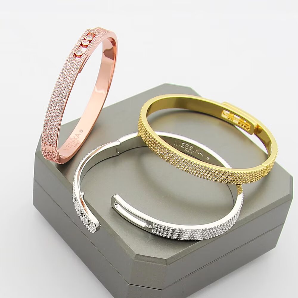 [Lumina]Move Noa Full Pavé Diamond Bangle Bracelet