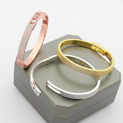 [Lumina]Move Noa Full Pavé Diamond Bangle Bracelet