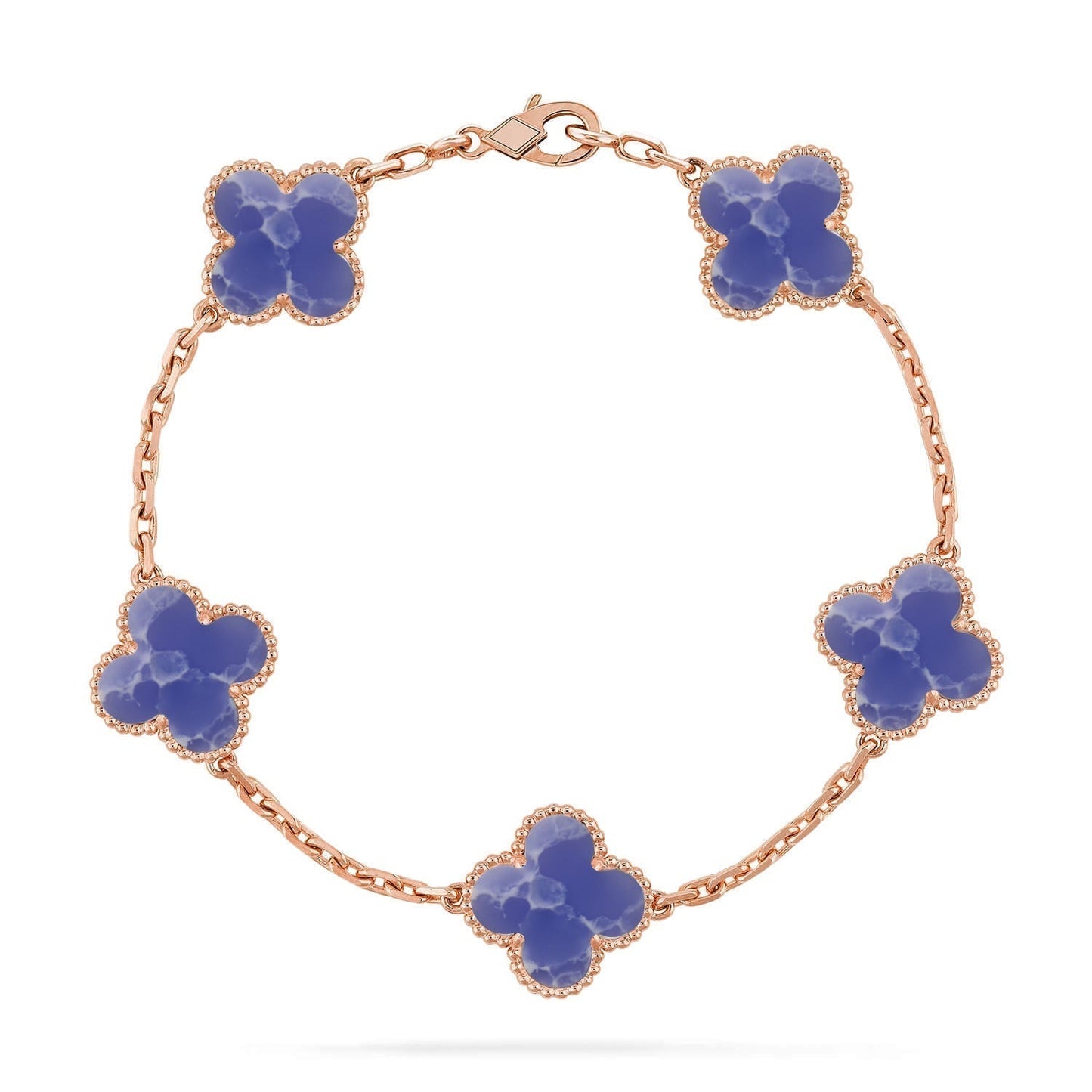 [Lumina]CLOVER 5 MOTIF BLUE VEINS BRACELET COLLECTION