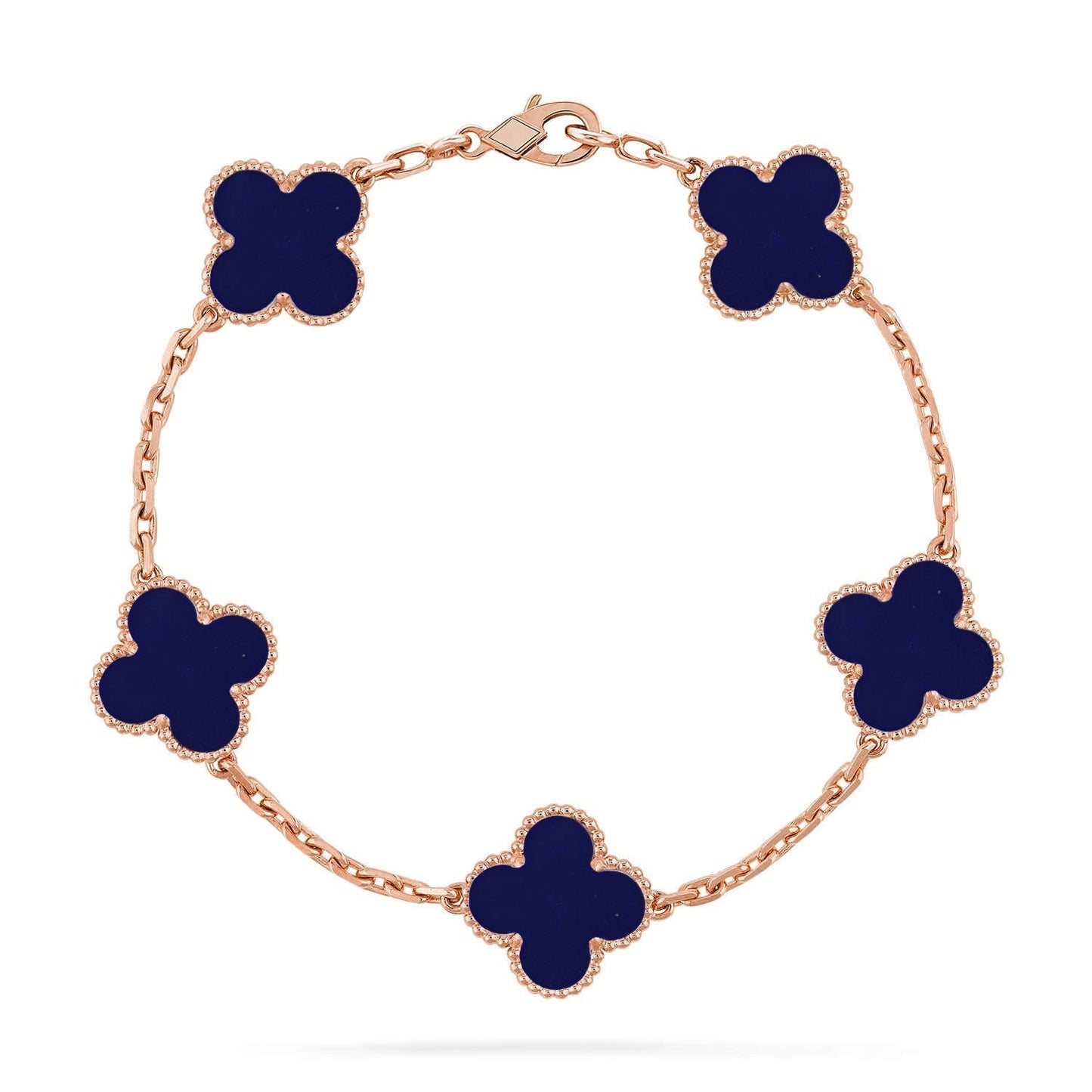 [Lumina]CLOVER 5 MOTIF LAPIS LAZULI BRACELET COLLECTION