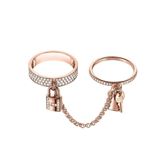 [Lumina]HM KELLY CLOCHETTE DOUBLE RING IN  WITH DIAMONDS