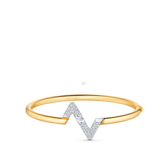 [Lumina]VOLTE UPSITE DOWN GOLD DIAMOND BRACELET