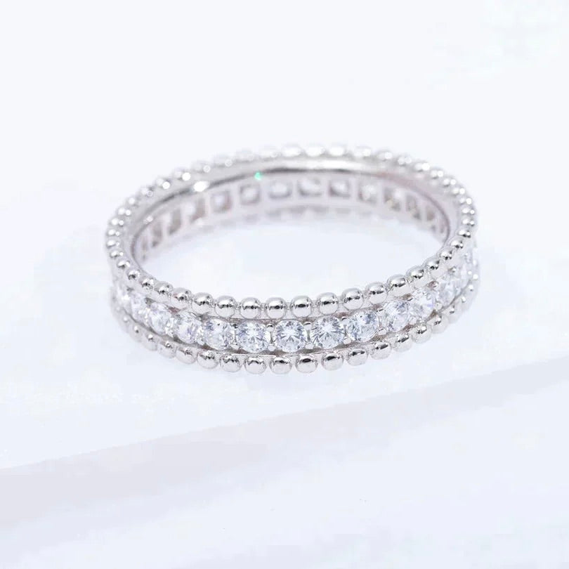 [Lumina]PERLEE DIAMOND SILVER RING