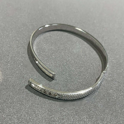 [Lumina]Move Noa Rose Gold Pavé Diamond Bangle Bracelet