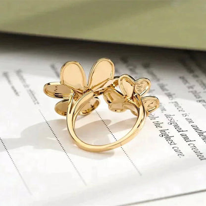[Lumina]CLOVER COMOS GOLD DIAMOND RING