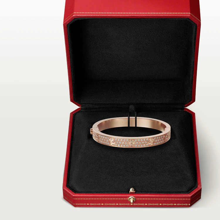 [Lumina]LOVE BRACELET 6.1MM DIAMOND-PAVED