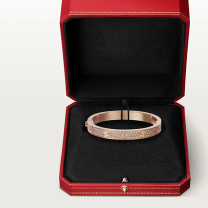 [Lumina]LOVE BRACELET 6.1MM DIAMOND-PAVED