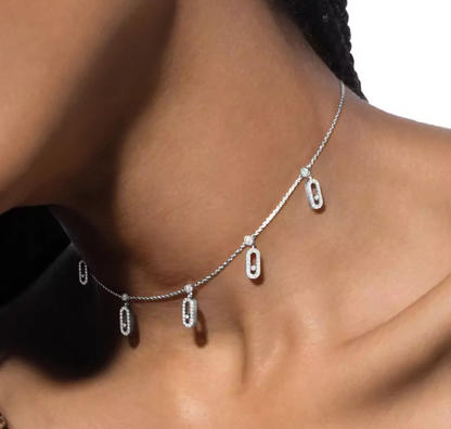 [Lumina]MS DIAMOND PENDANT NECKLACE