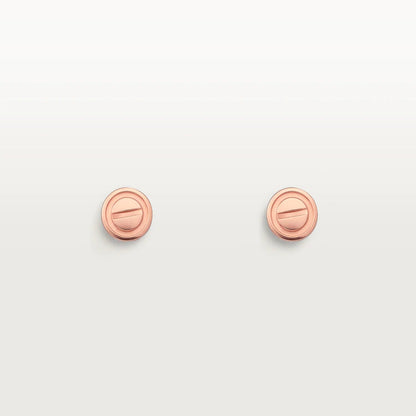 [Lumina]LOVE EARRINGS PINK GOLD 10MM