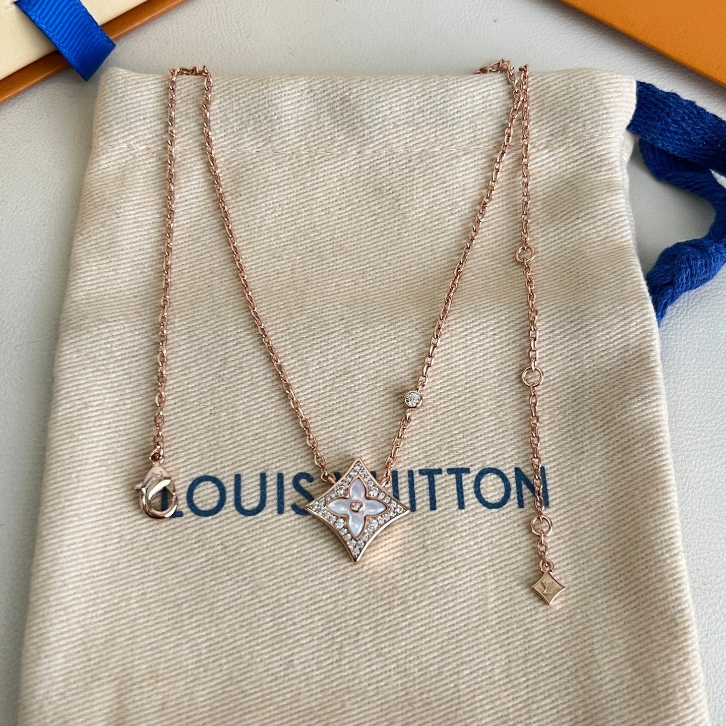 [Lumina]ROSE GOLD DIAMOND NECKLACE