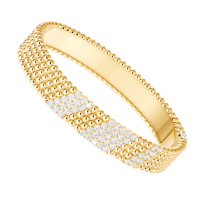[Lumina]Five-row diamond bracelet