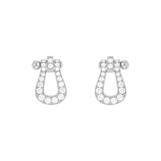 [Lumina]FORCE 10 FULL DIAMOND STUD EARRINGS MINI MODEL