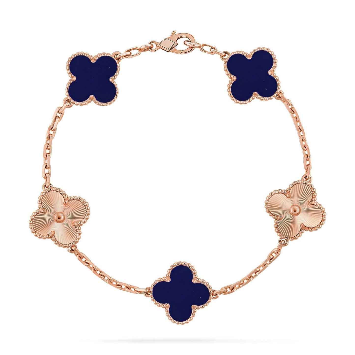 [Lumina]CLOVER 5 MOTIF LAPIS LAZULI BRACELET COLLECTION