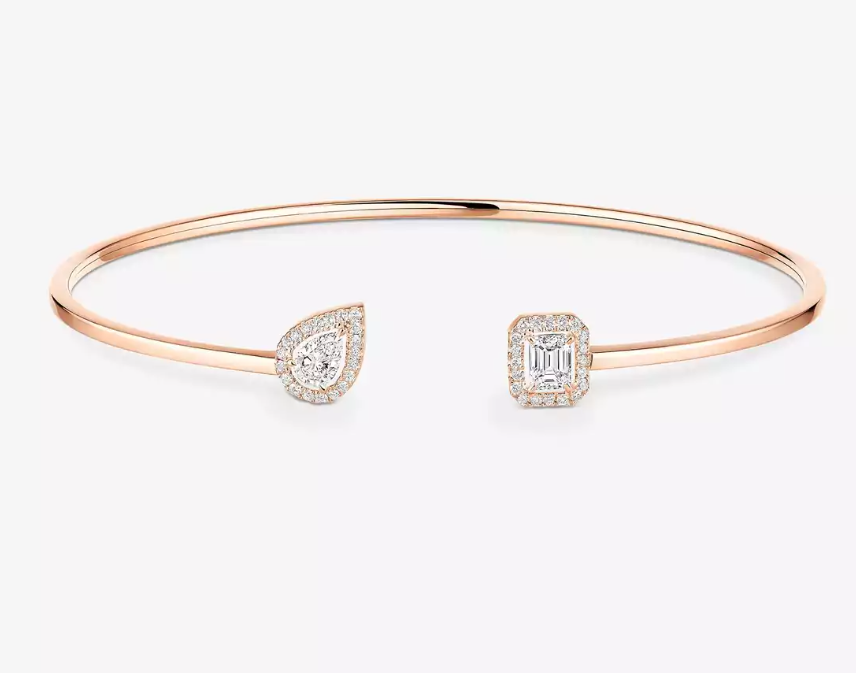 [Lumina]M Delicate Double-Diamond Bracelet