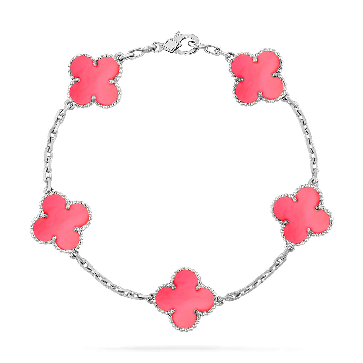 [Lumina] CLOVER 5 MOTIFS  PINK MOP BRACELET COLLECTION