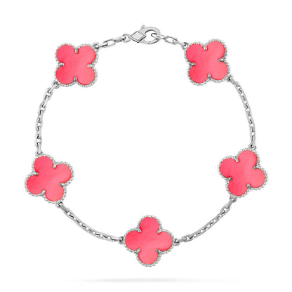 [Lumina] CLOVER 5 MOTIFS  PINK MOP BRACELET COLLECTION