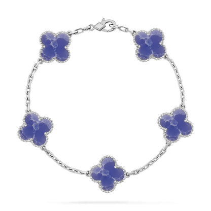 [Lumina]CLOVER 5 MOTIF BLUE VEINS BRACELET COLLECTION