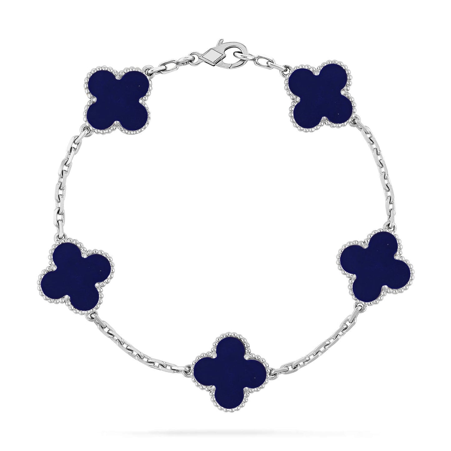 [Lumina]CLOVER 5 MOTIF LAPIS LAZULI BRACELET COLLECTION