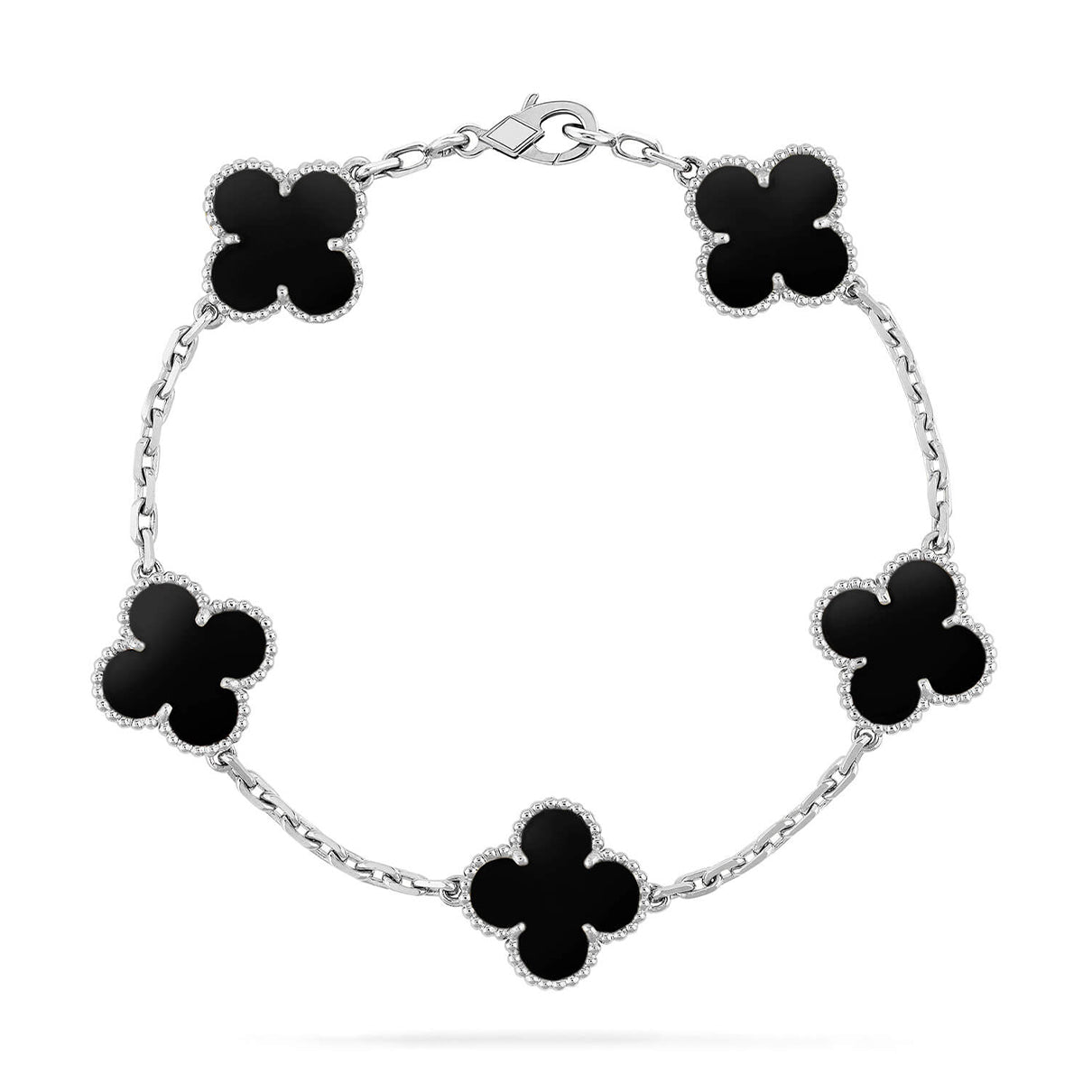 [Lumina] CLOVER 5 MOTIF ONYXS BRACELET COLLECTION