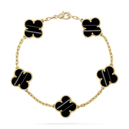 [Lumina] CLOVER 5 MOTIF PULSAR STONE BRACELET COLLECTION