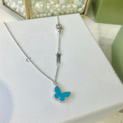 [Lumina]BUTTERFLY TURQUOISE BUTTERFLY BRACELET SILVER