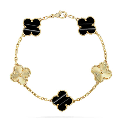 [Lumina] CLOVER 5 MOTIF PULSAR STONE BRACELET COLLECTION