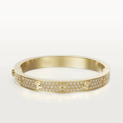 [Lumina]LOVE BRACELET 6.1MM DIAMOND-PAVED