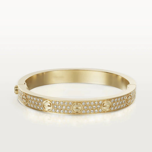 [Lumina]LOVE BRACELET 6.1MM DIAMOND-PAVED