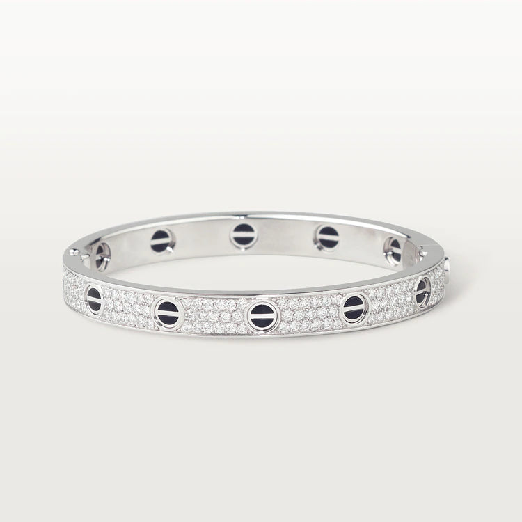[Lumina]LOVE BRACELET 6.1MM DIAMOND-PAVED CERAMIC
