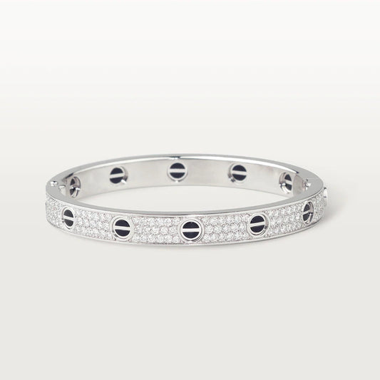 [Lumina]LOVE BRACELET 6.1MM DIAMOND-PAVED CERAMIC