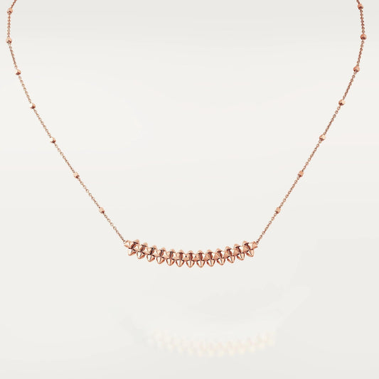 [Lumina]CLASH PINK GOLD NECKLACE