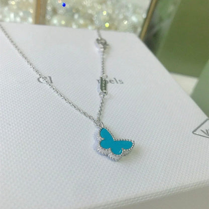 [Lumina]BUTTERFLY TURQUOISE BUTTERFLY BRACELET SILVER