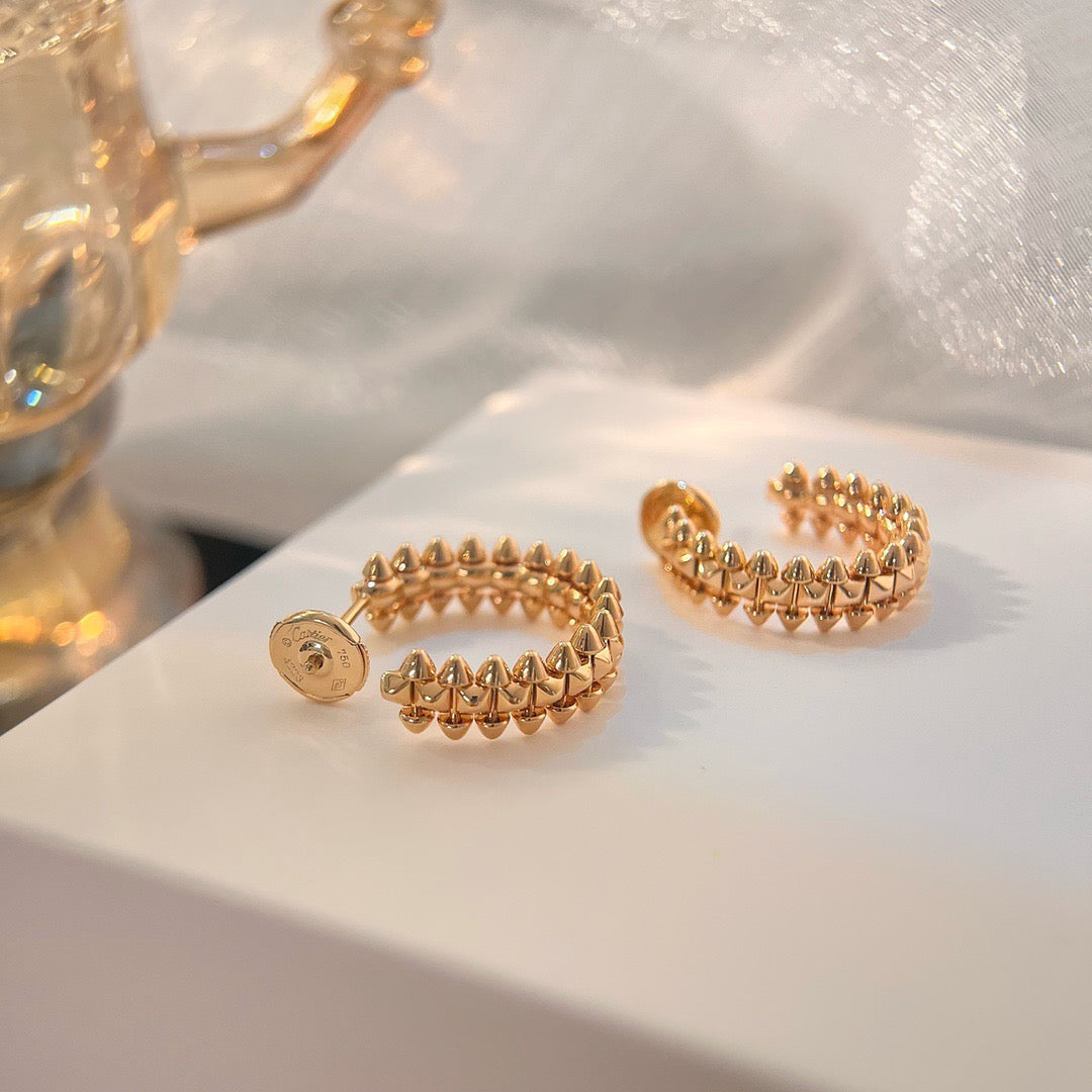 [Lumina]CLASH SMALL HOOP EARRINGS