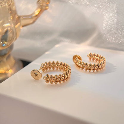 [Lumina]CLASH SMALL HOOP EARRINGS
