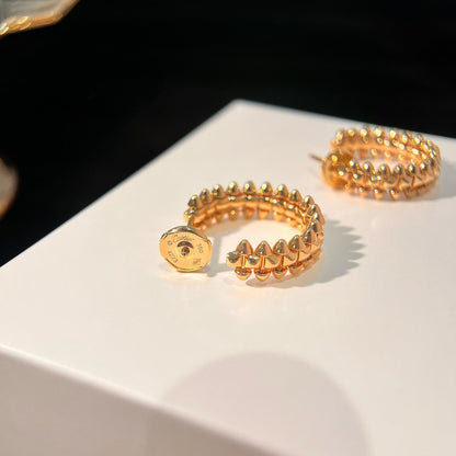 [Lumina]CLASH SMALL HOOP EARRINGS
