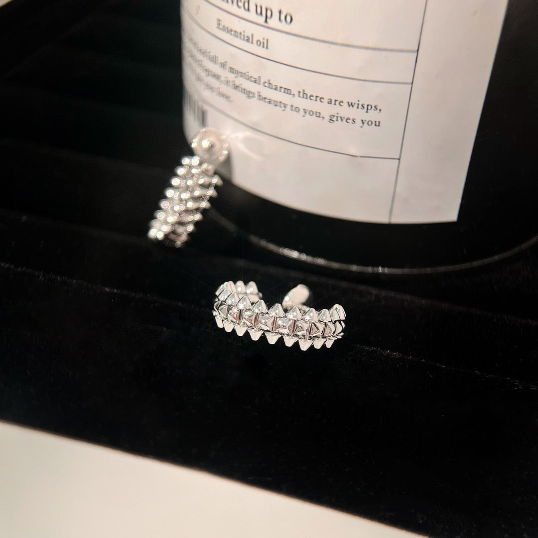 [Lumina]CLASH SMALL HOOP EARRINGS