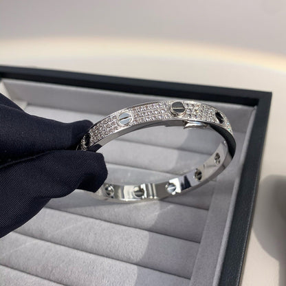[Lumina]LOVE BRACELET 6.1MM DIAMOND-PAVED CERAMIC